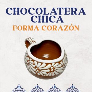Taza Chocolatera Chica Forma Corazon