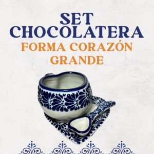 Set Chocolatera Grande Corazon