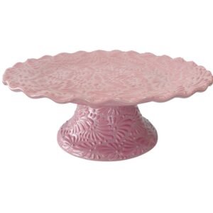 Base Para Pastel Fondo Rosa Con Rosa Mik
