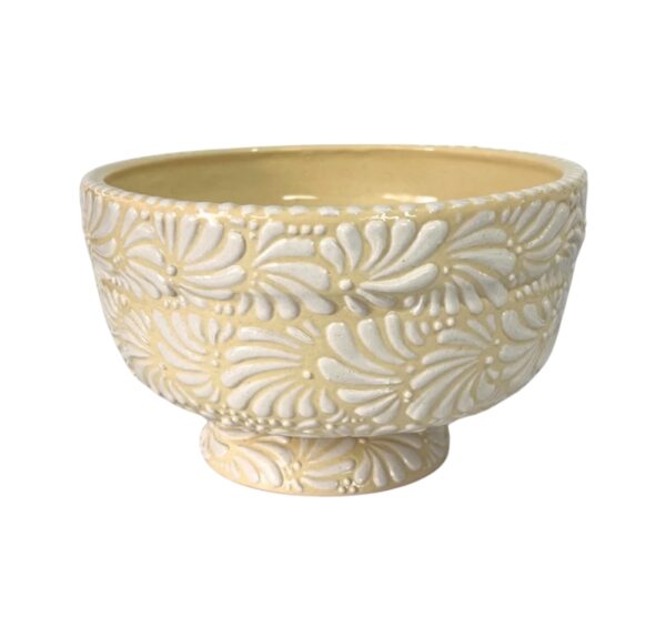 Base Floral Fondo Vintage Con Blanco Mik