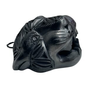 Cabeza Jaguar Chica Barro Negro