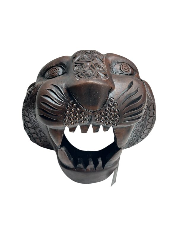 Cabeza Jaguar Jumbo (Cafe) - Imagen 3