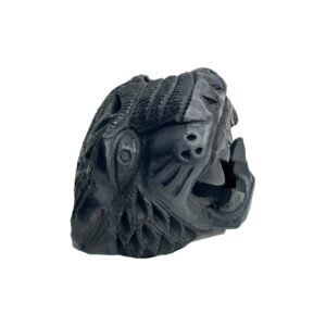 Cabeza Jaguar Mini Barro Negro