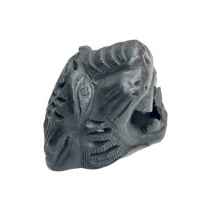 Cabeza Jaguar Mini Barro Negro