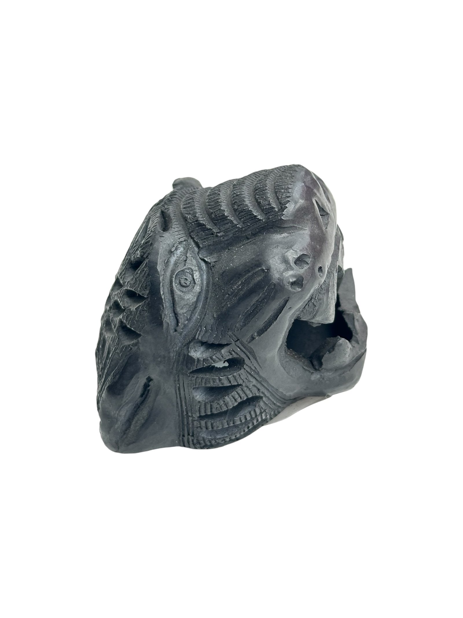 Cabeza Jaguar Mini Barro Negro