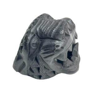 Cabeza Jaguar Mini Barro Negro