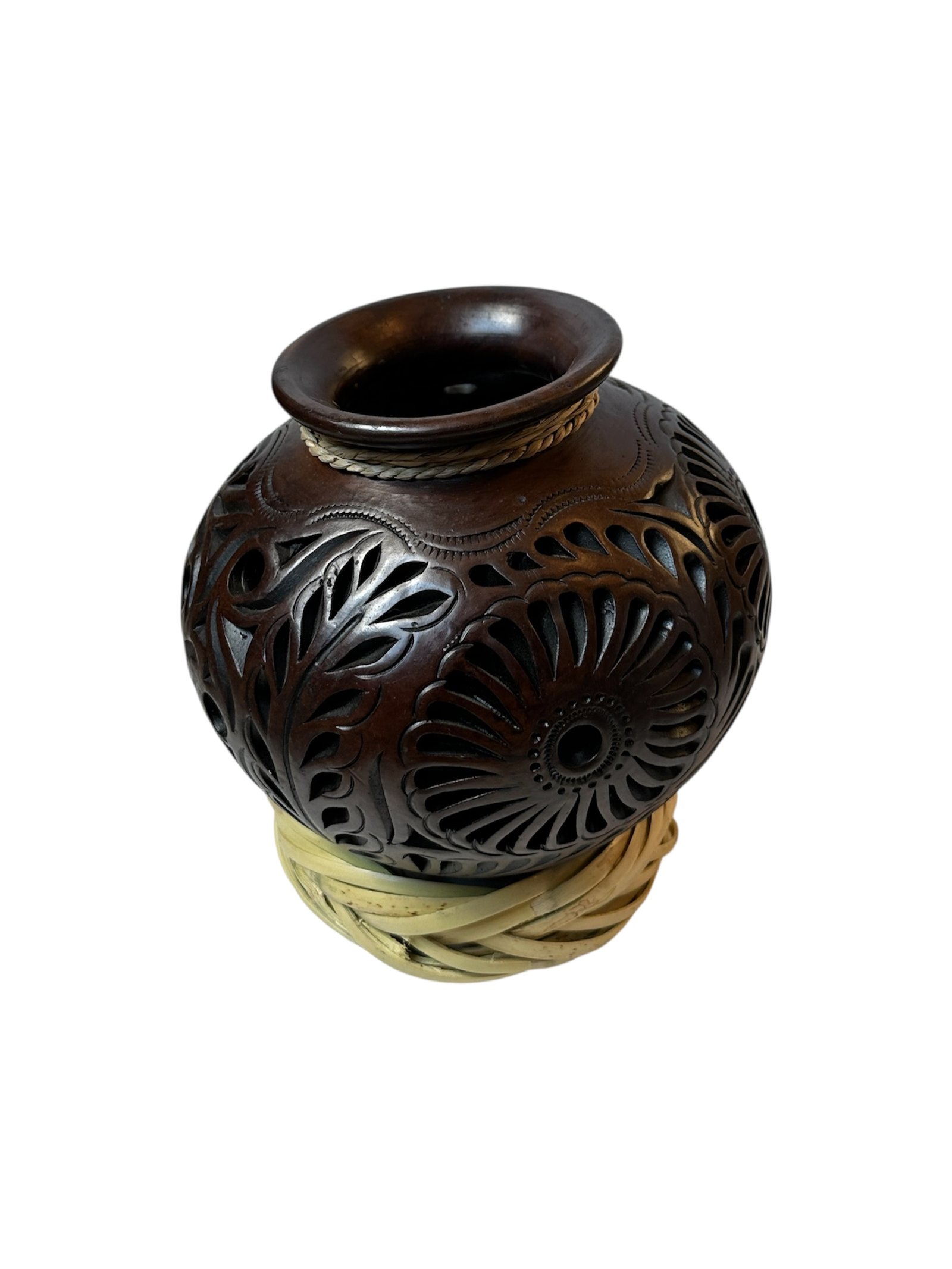 Cantaro 26 a 30 cm Barro Negro (Cafe)