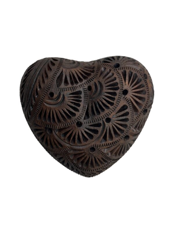Corazon Mediano Barro Negro (Cafe)