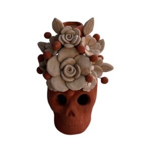 Craneo Porta Vela Pastillaje Oaxaca