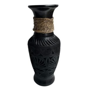 Florero 20 cm Barro Negro