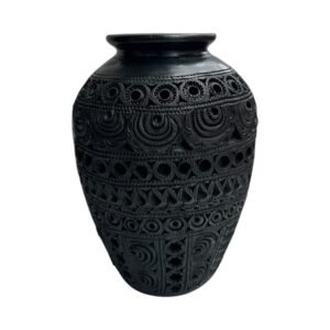 Florero 25cm Barro Negro