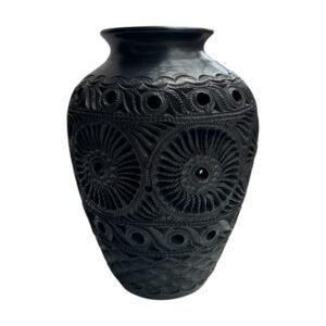 Florero 25cm Barro Negro