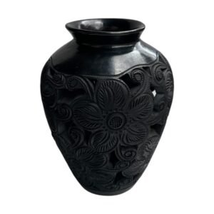 Florero 25cm Barro Negro