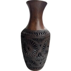 Florero 35cm Barro Negro (Cafe)