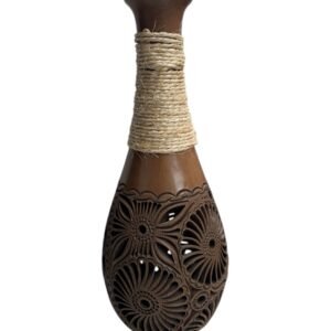 Florero 40cm Barro Negro (Cafe)