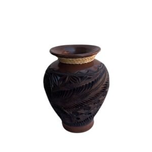 Florero 30 cm Barro Negro