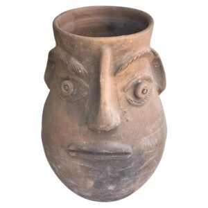 Maceta Rostro Barril Rustico