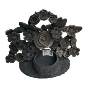 Porta Vela Arbol De La Vida Barro Rustico