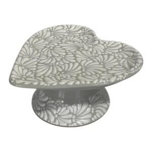 Base Para Pastel Forma De Corazon Grande Fondo Tradicional Blanco Mik