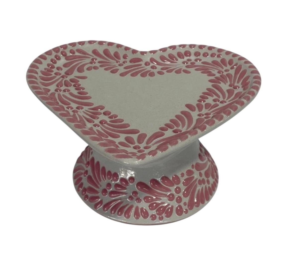 Base Para Pastel Forma De Corazon Grande Fondo Tradicional Rosa Mik Centro Limpio - Imagen 2