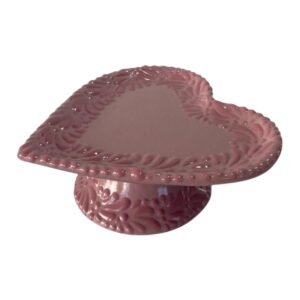 Base Para Pastel Forma De Corazon Grande Rosa Rosa Mik Centro Limpio