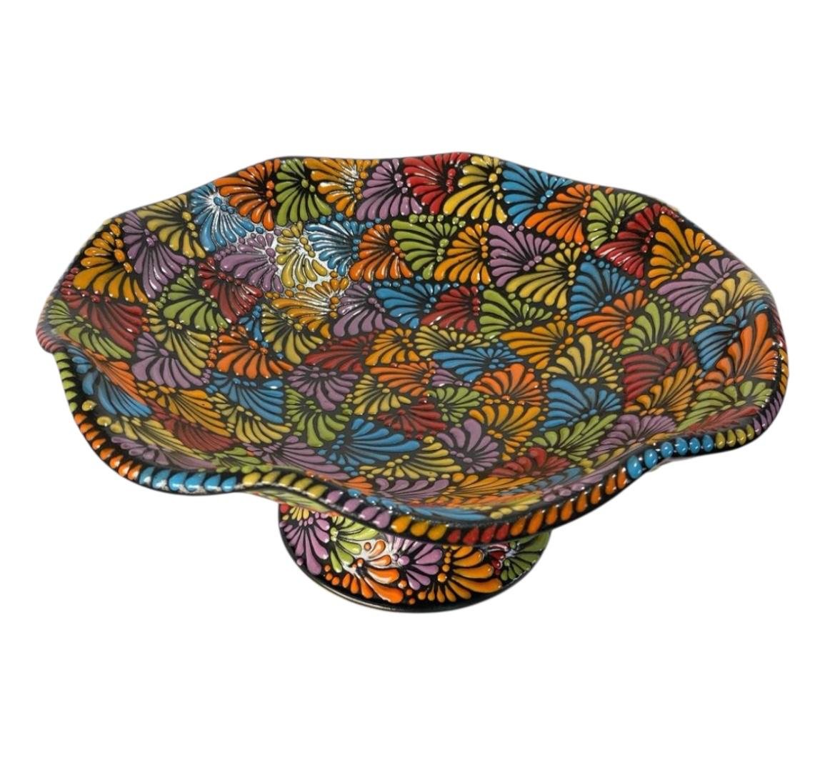 Frutero Fondo Negro Multicolor Mik