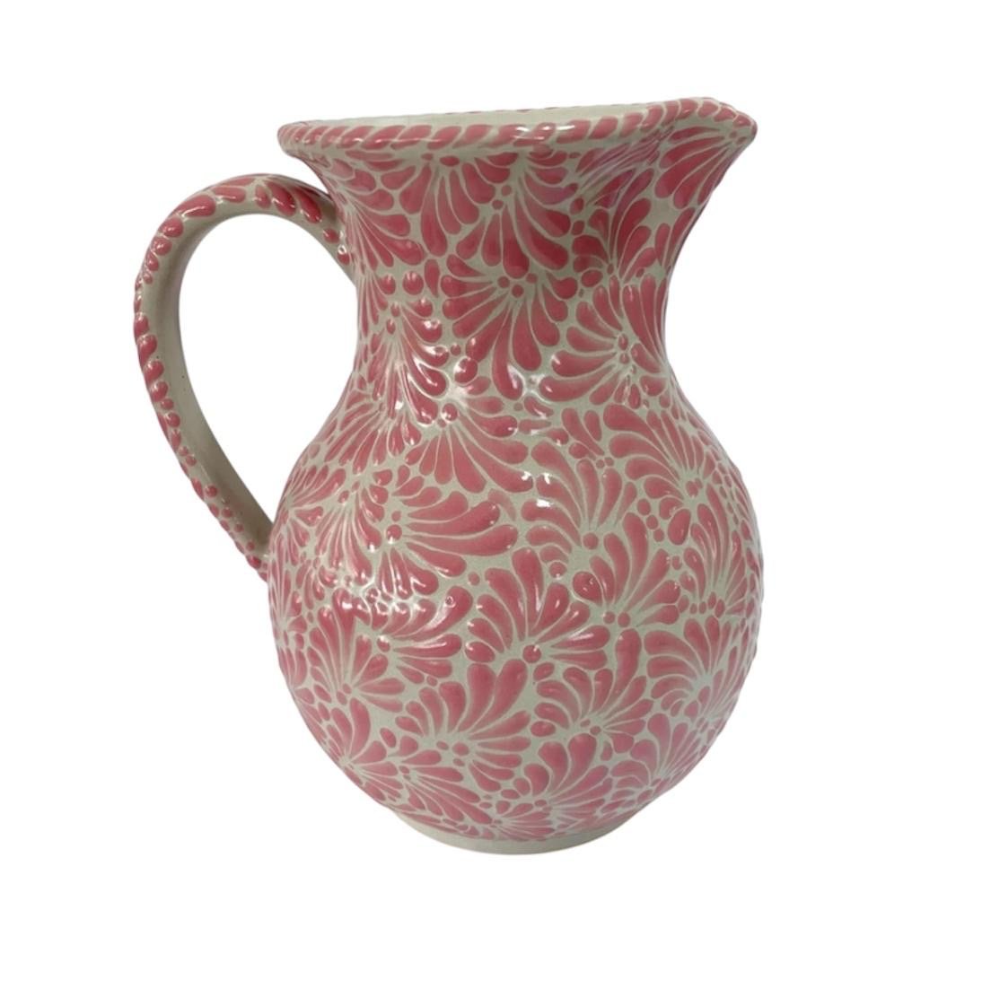Jarra 25 Cm Fondo Tradicional Rosa Mik