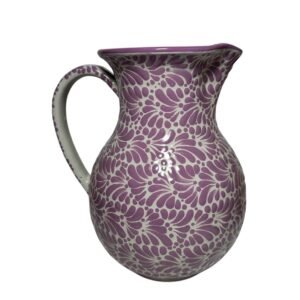 Jarra 25 Cm Fondo Tradicional Morado Mik