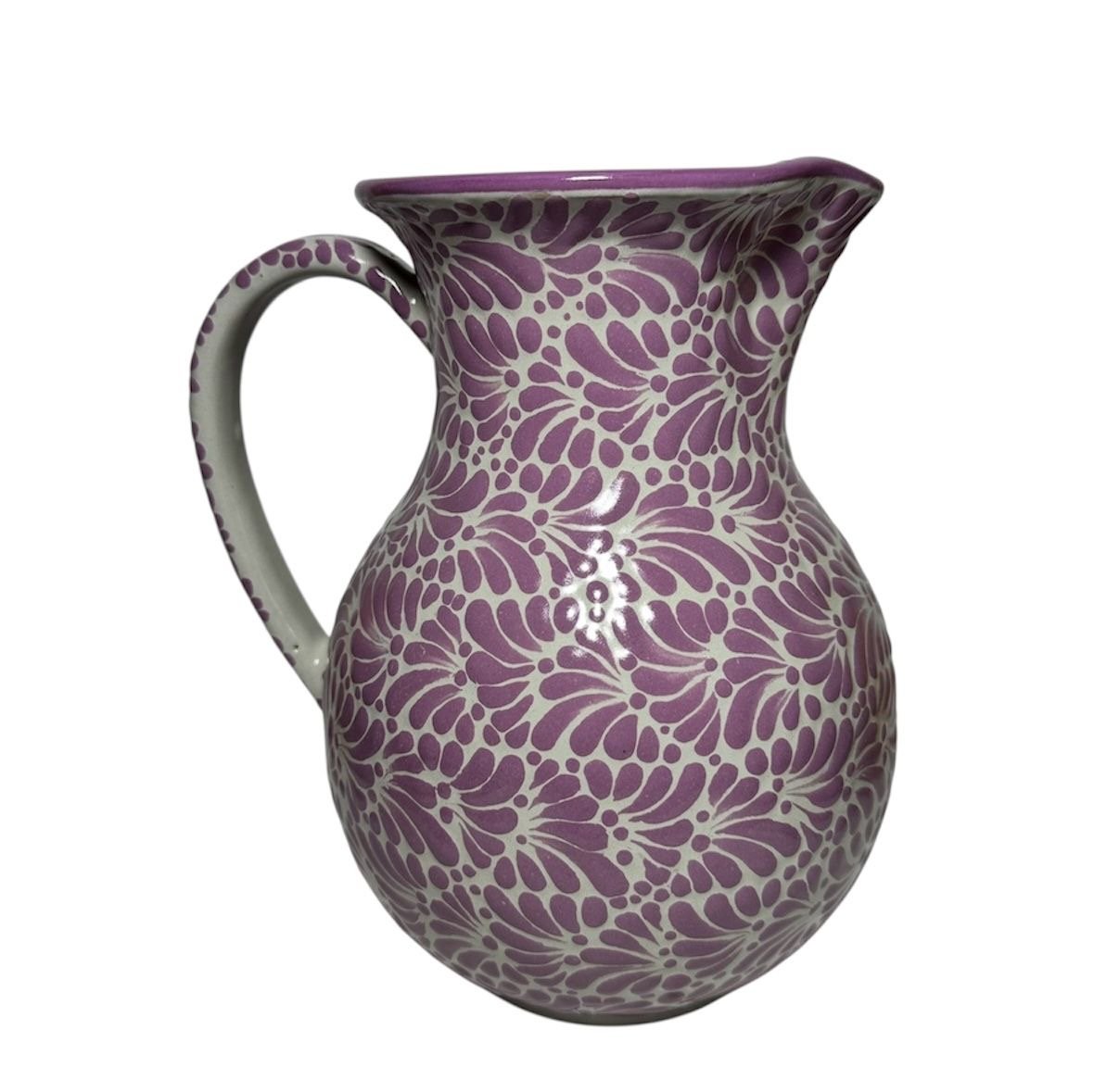 Jarra 25 Cm Fondo Tradicional Morado Mik