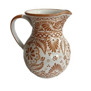 Jarra 25 Cm Fondo Tradicional Terracota Cenefa