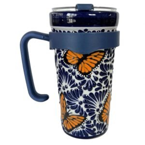 Termo Pro Fondo Tradicional Con Azul Mik Mariposas