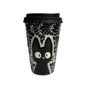 Termo 15 CM Fondo Tradicional Mik Negro con Gato