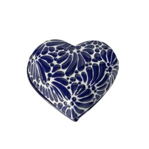 Alhajero Corazon Grande Fondo Blanco Con Azul Mik