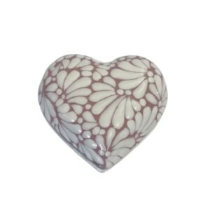 Alhajero Corazon Grande Fondo Rosa Con Blanco Mik