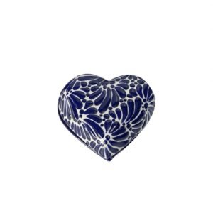 Alhajero Corazon Chico Fondo Blanco Con Mik Azul