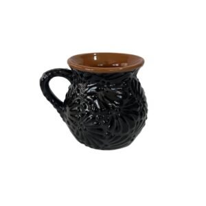 Jarrito Fondo Negro Con Negro Mik Orilla Cafe