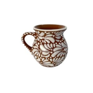 Jarrito Fondo Cafe Con Blanco Mik