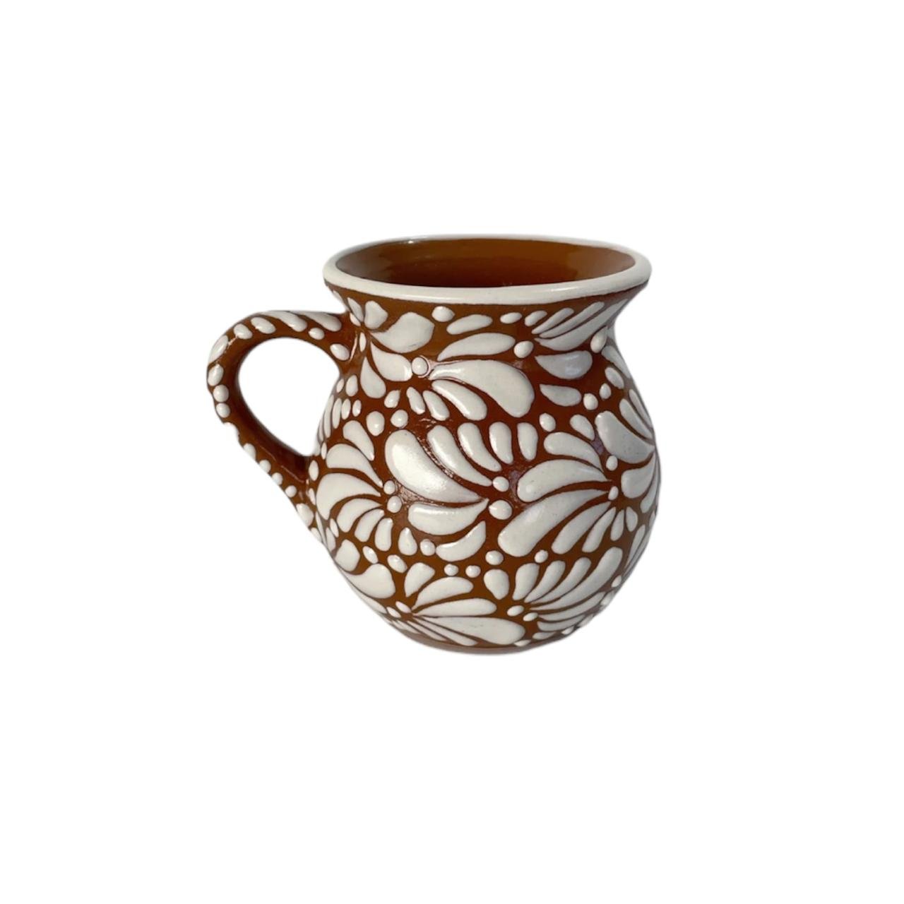 Jarrito Fondo Cafe Con Blanco Mik