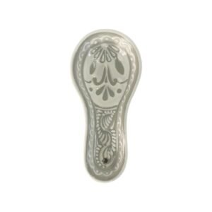 Reposa Cuchara Fondo Blanco Con Blanco Cenefa