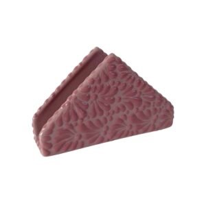 Servilletero Fondo Rosa Con Rosa Mik