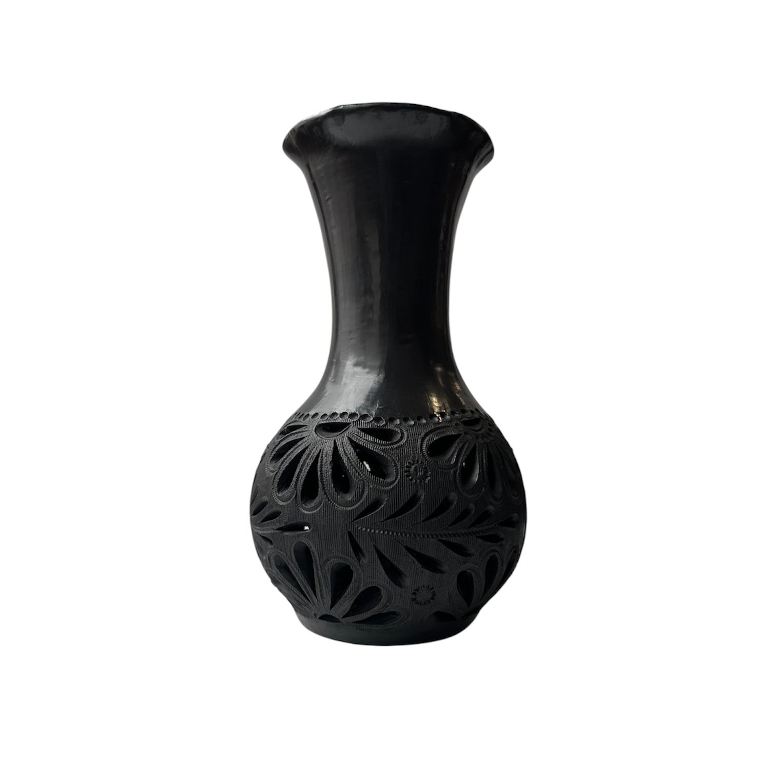Florero 25 Cm Barro Negro