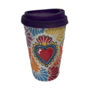 Termo 15 CM Fondo Tradicional Con Multicolor Mik Corazon Sagrado