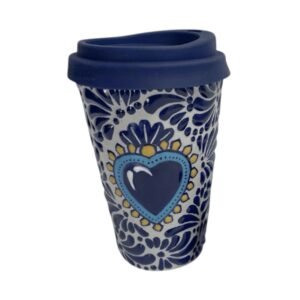 Termo 15 CM Fondo Tradicional Con Azul Mik Corazon Sagrado