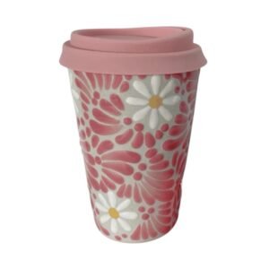 Termo 15 CM Fondo Tradicional Con Rosa Mik Margaritas