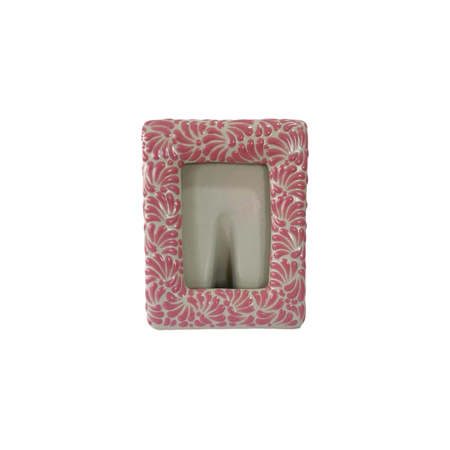 Porta Retrato Fondo Tradicional Con Rosa Mik