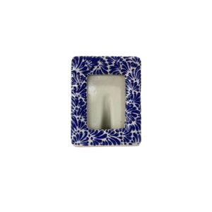 Porta Retrato Fondo Tradicional Con Azul Mik