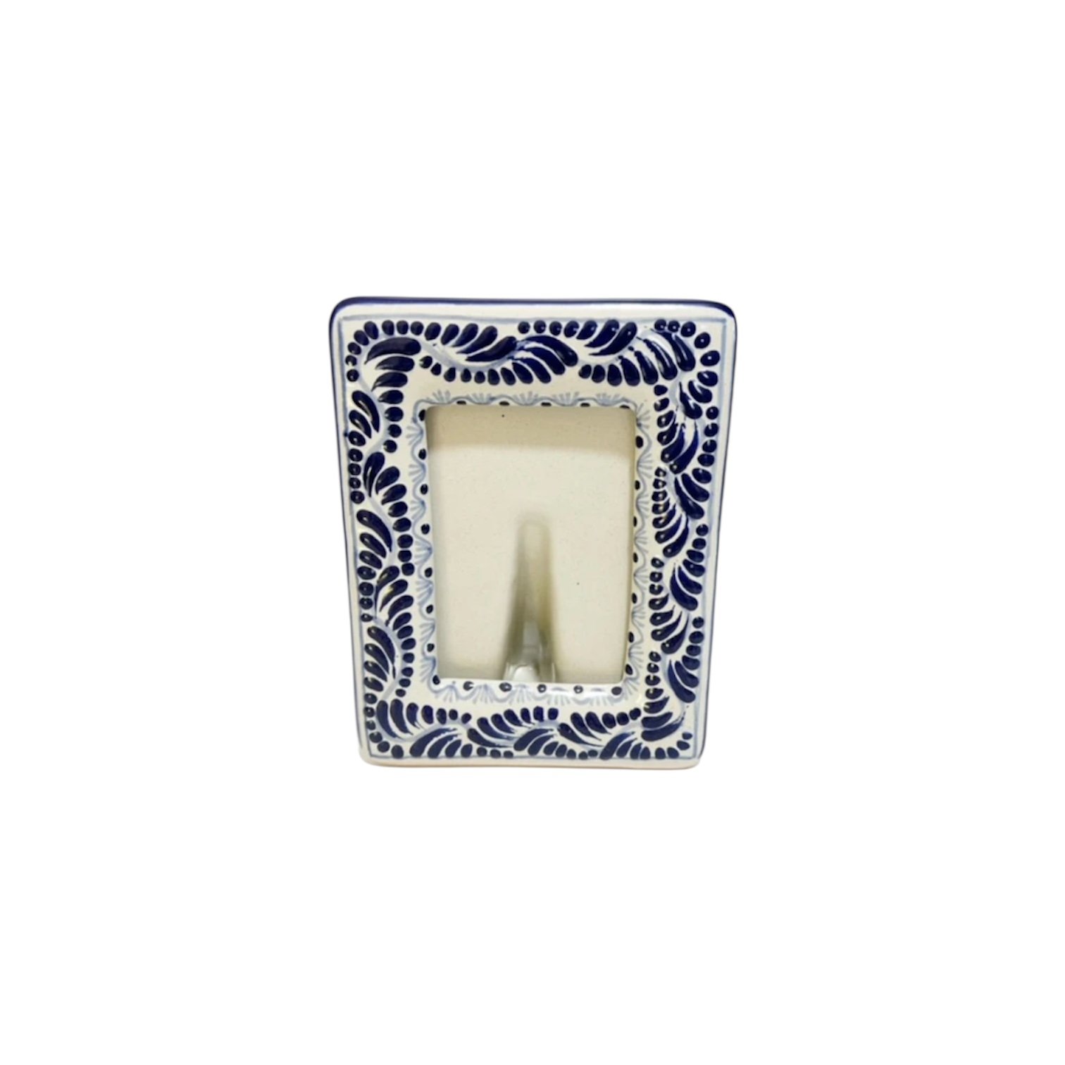 Porta Retrato Fondo Tradicional Con Azul Cenefa