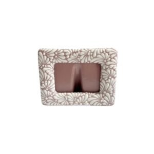 Porta Retrato Fondo Rosa Con Blanco Mik