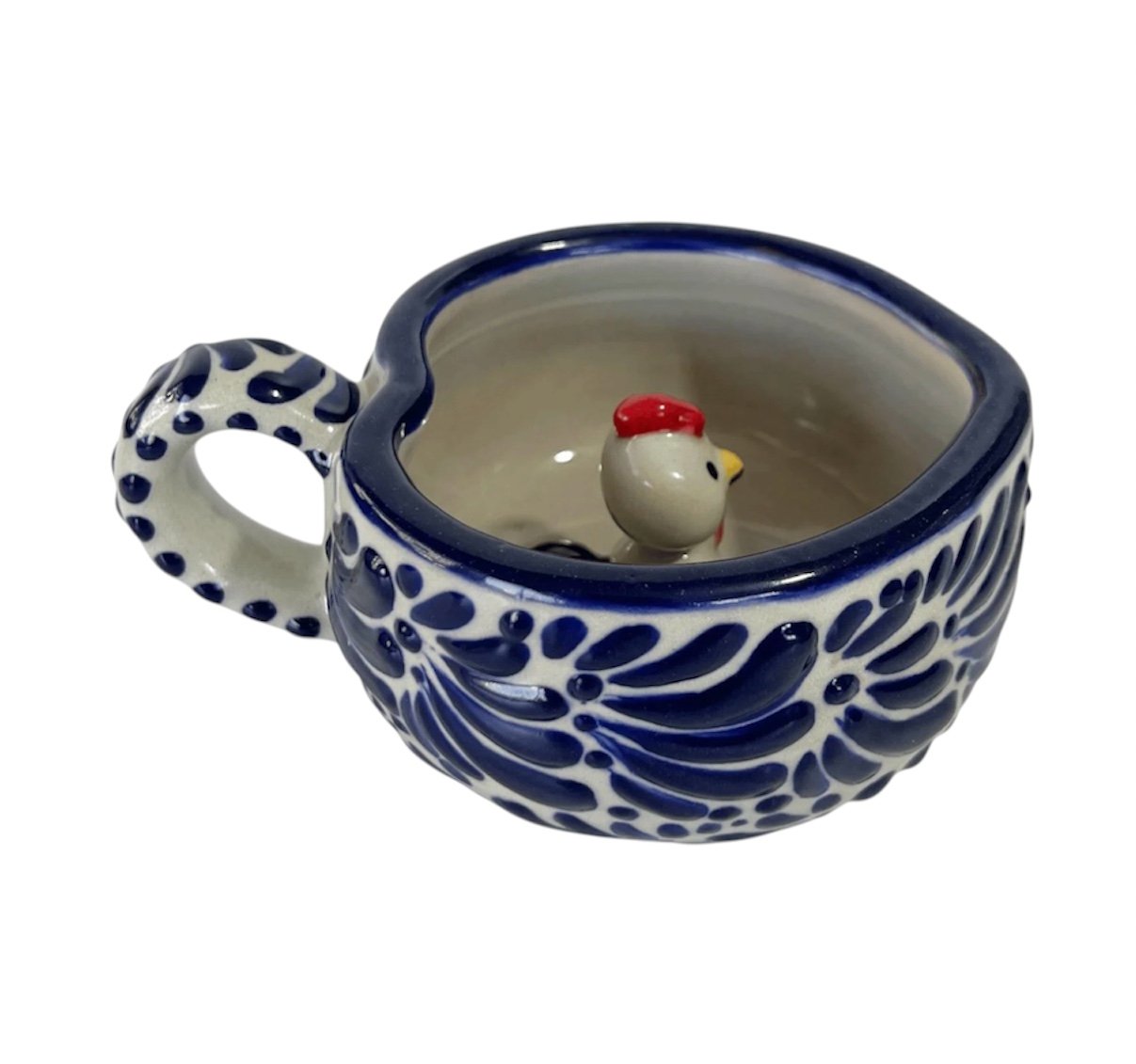 Taza Animalito Fondo Tradicional Con Cobalto Mik - Imagen 2