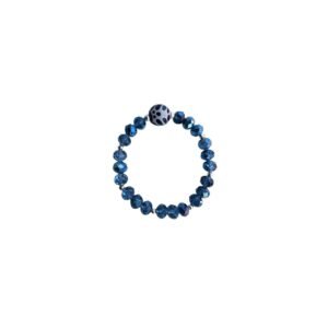 Pulsera Cristal Azul Brillante